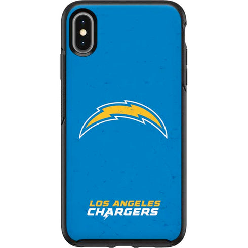 NFL Los Angeles Chargers - Alternate Distressed Otterbox Symmetry iPhone Skin