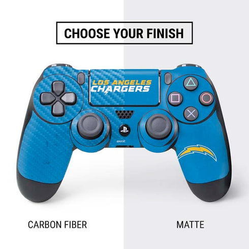 NFL Los Angeles Chargers - Alternate Distressed PS4 Pro/Slim Controller Skin