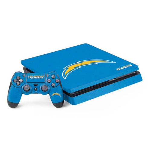 NFL Los Angeles Chargers - Alternate Distressed PS4 Slim Bundle Skin