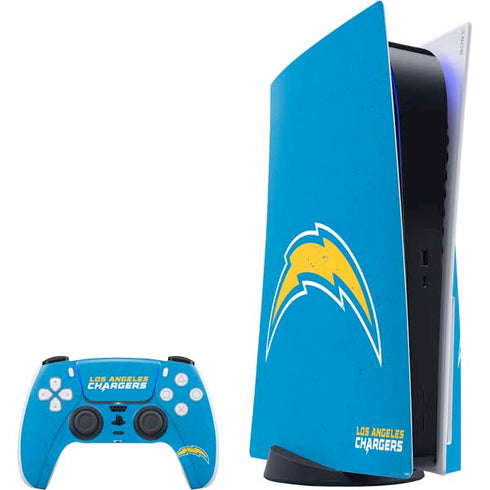 NFL Los Angeles Chargers - Alternate Distressed PS5 Bundle Skin