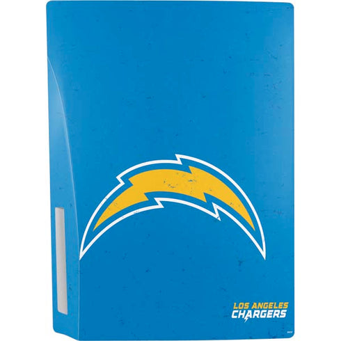 NFL Los Angeles Chargers - Alternate Distressed PS5 Console Skin