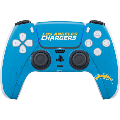 NFL Los Angeles Chargers - Alternate Distressed PS5 Controller Skin