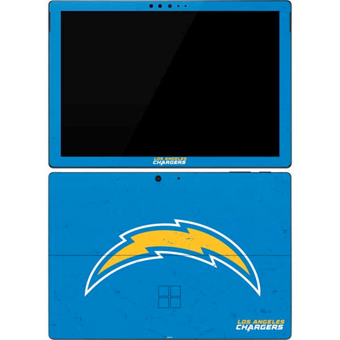 NFL Los Angeles Chargers - Alternate Distressed Surface Pro 7 Skin