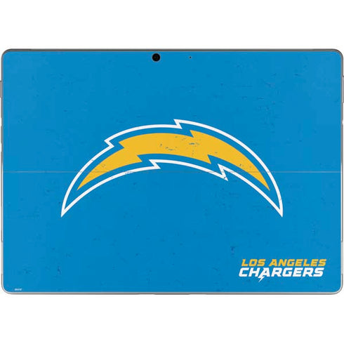 NFL Los Angeles Chargers - Alternate Distressed Surface Pro 9 Skin