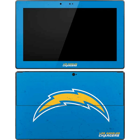 NFL Los Angeles Chargers - Alternate Distressed Surface Pro Tablet Skin