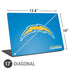 NFL Los Angeles Chargers - Alternate Distressed Universal Laptop 17in (13.8 x 10in) Skin