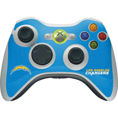 NFL Los Angeles Chargers - Alternate Distressed Xbox 360 Wireless Controller Skin