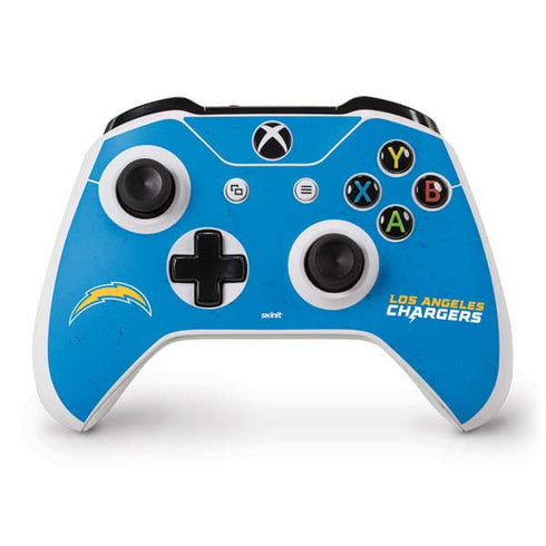 NFL Los Angeles Chargers - Alternate Distressed Xbox One S Controller Skin