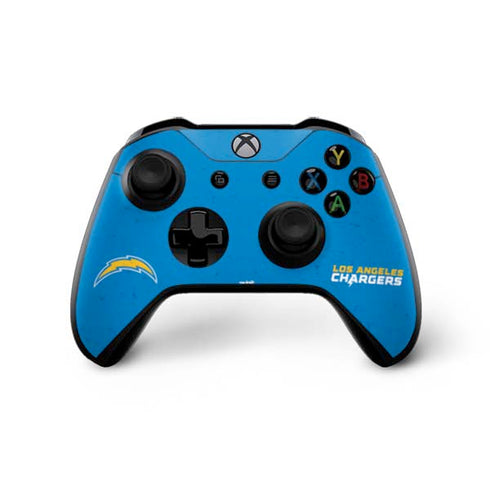NFL Los Angeles Chargers - Alternate Distressed Xbox One X Controller Skin