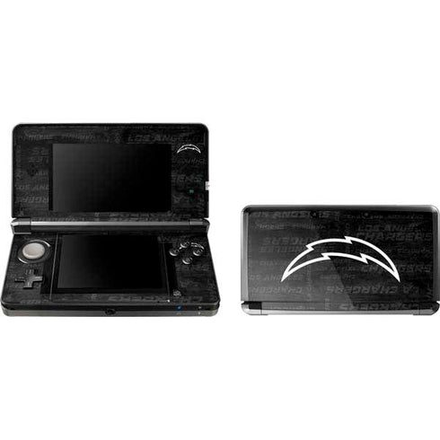 NFL Los Angeles Chargers Black & White 3DS (2011) Skin