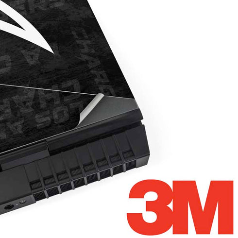 NFL Los Angeles Chargers Black & White Dell Alienware Skin