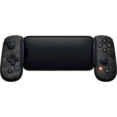 NFL Los Angeles Chargers Black & White Backbone One for iPhone Game Controller Skin