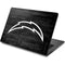 NFL Los Angeles Chargers Black & White Dell Chromebook Skin