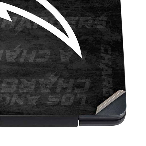 NFL Los Angeles Chargers Black & White Dell Vostro Skin