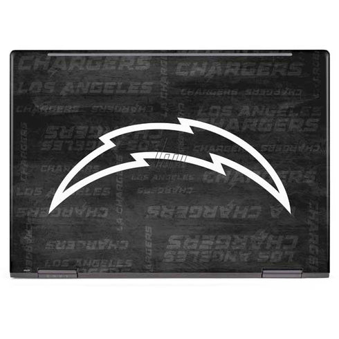 NFL Los Angeles Chargers Black & White HP Envy Skin