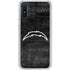 NFL Los Angeles Chargers Black & White Galaxy A10e Clear Case