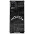 NFL Los Angeles Chargers Black & White Galaxy A12 Clear Case
