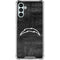 NFL Los Angeles Chargers Black & White Galaxy A13 5G Clear Case