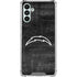 NFL Los Angeles Chargers Black & White Galaxy A13 5G Clear Case