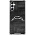 NFL Los Angeles Chargers Black & White Galaxy A14 5G Clear Case
