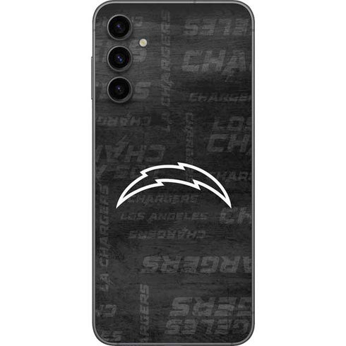 NFL Los Angeles Chargers Black & White Galaxy A14 5G Skin