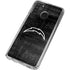 NFL Los Angeles Chargers Black & White Galaxy A21 Clear Case