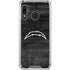 NFL Los Angeles Chargers Black & White Galaxy A30 Clear Case