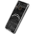 NFL Los Angeles Chargers Black & White Galaxy A30 Clear Case