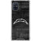 NFL Los Angeles Chargers Black & White Galaxy A51 5G Clear Case
