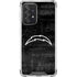 NFL Los Angeles Chargers Black & White Galaxy A52 5G Clear Case