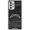 NFL Los Angeles Chargers Black & White Galaxy A53 5G Clear Case