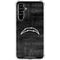 NFL Los Angeles Chargers Black & White Galaxy A54 5G Clear Case