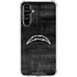 NFL Los Angeles Chargers Black & White Galaxy A54 5G Clear Case