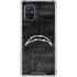NFL Los Angeles Chargers Black & White Galaxy A71 5G Clear Case