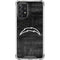 NFL Los Angeles Chargers Black & White Galaxy A72 5G Clear Case