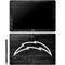 NFL Los Angeles Chargers Black & White Galaxy Book 12in Skin