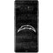 NFL Los Angeles Chargers Black & White Galaxy Note 8 Skin