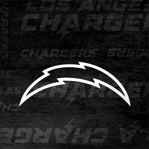 NFL Los Angeles Chargers Black & White Galaxy Note 8 Skin