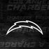 NFL Los Angeles Chargers Black & White Galaxy Note 8 Skin