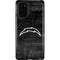 NFL Los Angeles Chargers Black & White Galaxy Note20 5G Pro Case