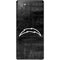 NFL Los Angeles Chargers Black & White Galaxy Note20 5G Skin