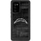 NFL Los Angeles Chargers Black & White Galaxy Note20 5G Waterproof Case