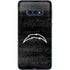 NFL Los Angeles Chargers Black & White Galaxy S10e Skin