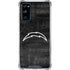 NFL Los Angeles Chargers Black & White Galaxy S20 FE Clear Case
