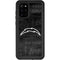 NFL Los Angeles Chargers Black & White Galaxy S20 Plus Waterproof Case