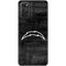 NFL Los Angeles Chargers Black & White Galaxy S20 Skin