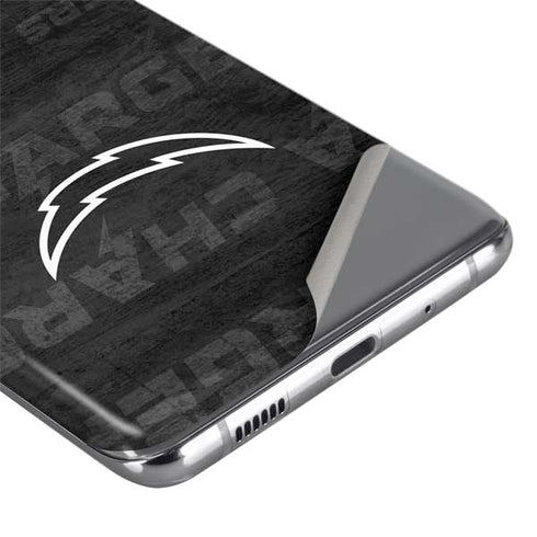 NFL Los Angeles Chargers Black & White Galaxy S20 Ultra 5G Skin