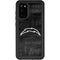 NFL Los Angeles Chargers Black & White Galaxy S20 Waterproof Case