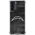 NFL Los Angeles Chargers Black & White Galaxy S21 5G Clear Case