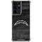 NFL Los Angeles Chargers Black & White Galaxy S21 Ultra 5G Clear Case